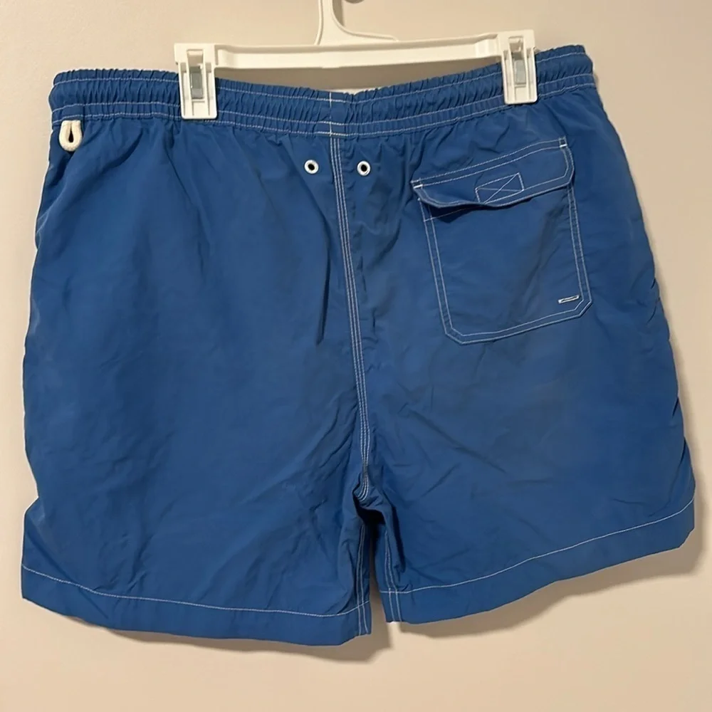 Men’s Brooks Brothers Blue Swim Trunks Size Large